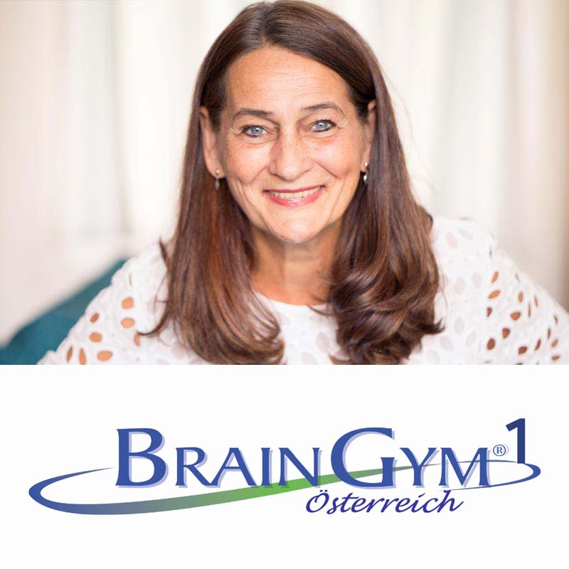 Brain Gym1 Logo und Kerstin Rauchlechner